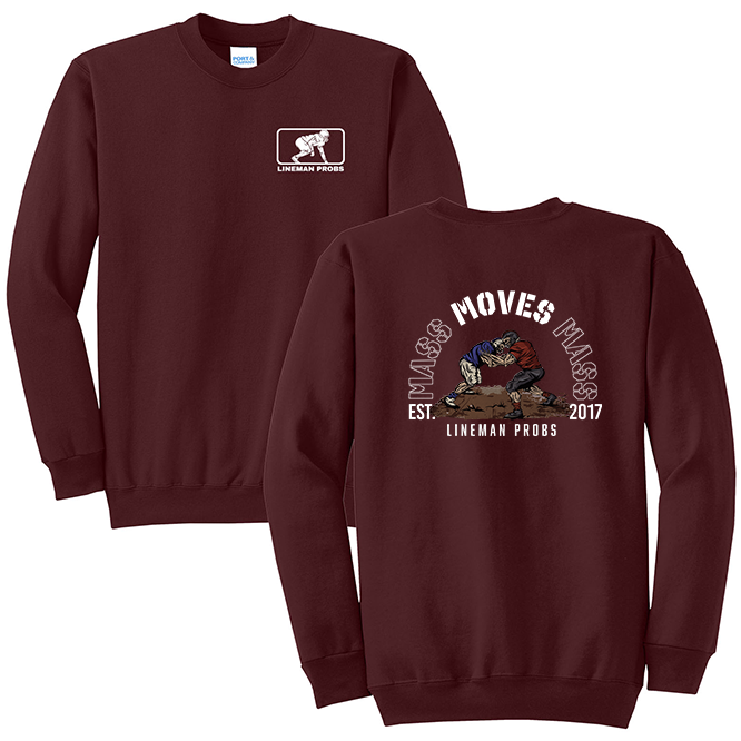 BIG BONED - MASS MOVES MASS - Crewneck
