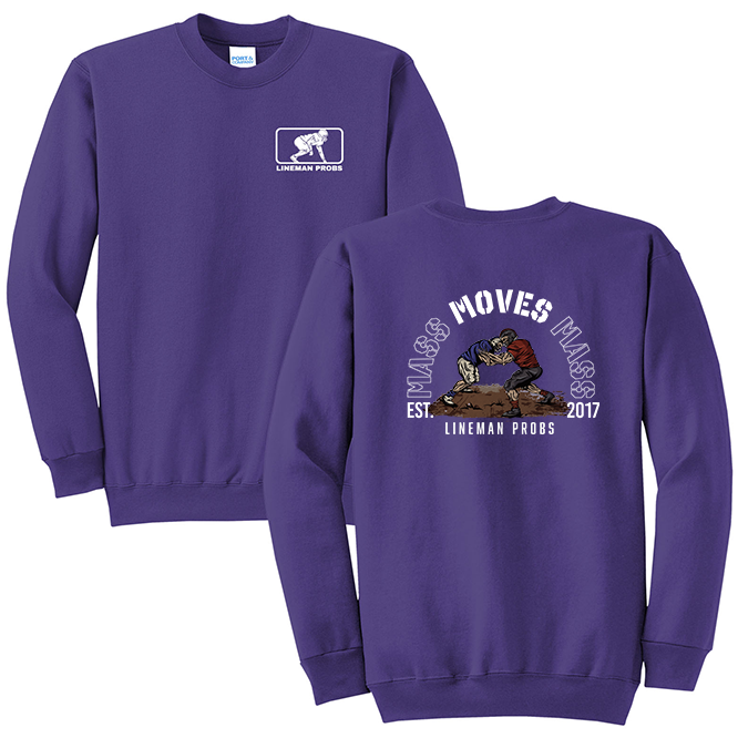 BIG BONED - MASS MOVES MASS - Crewneck