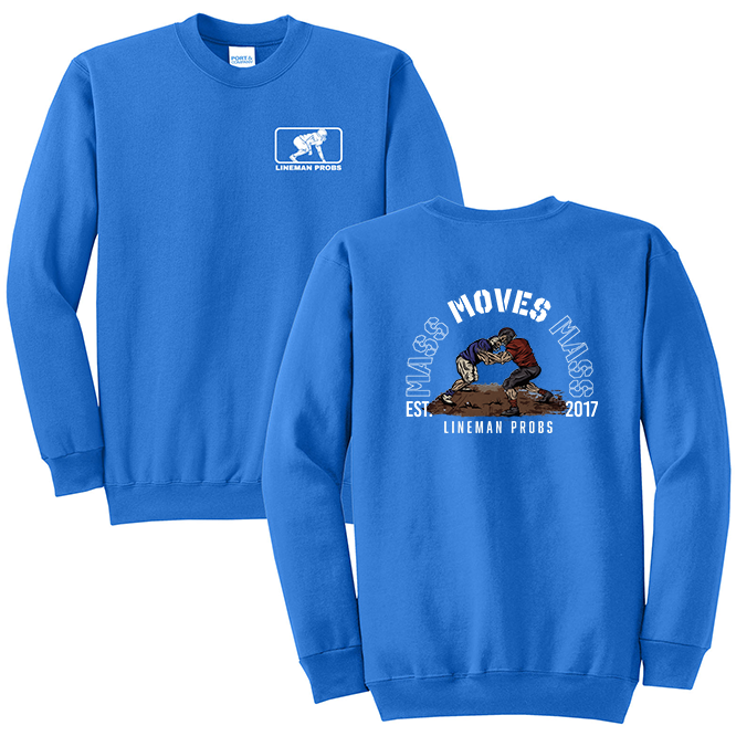 BIG BONED - MASS MOVES MASS - Crewneck