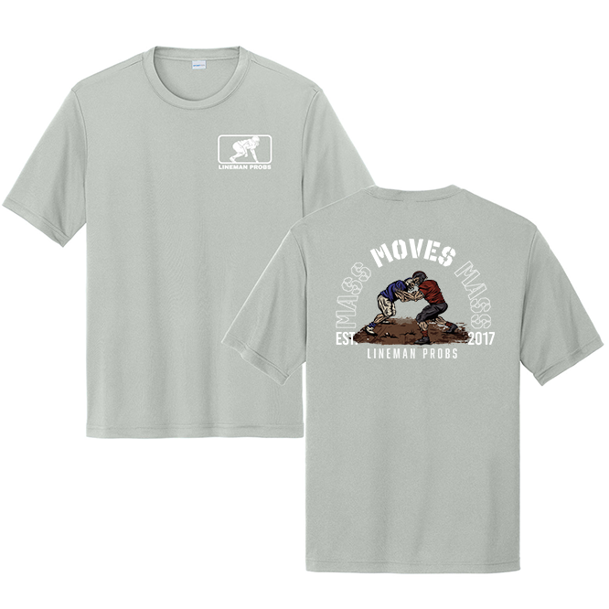 BIG BONED - MASS MOVES MASS - Performance Tee