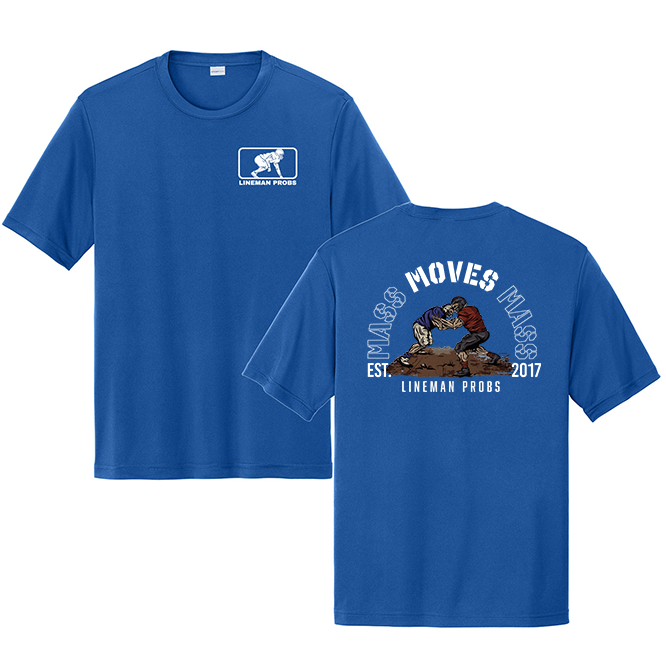BIG BONED - MASS MOVES MASS - Performance Tee