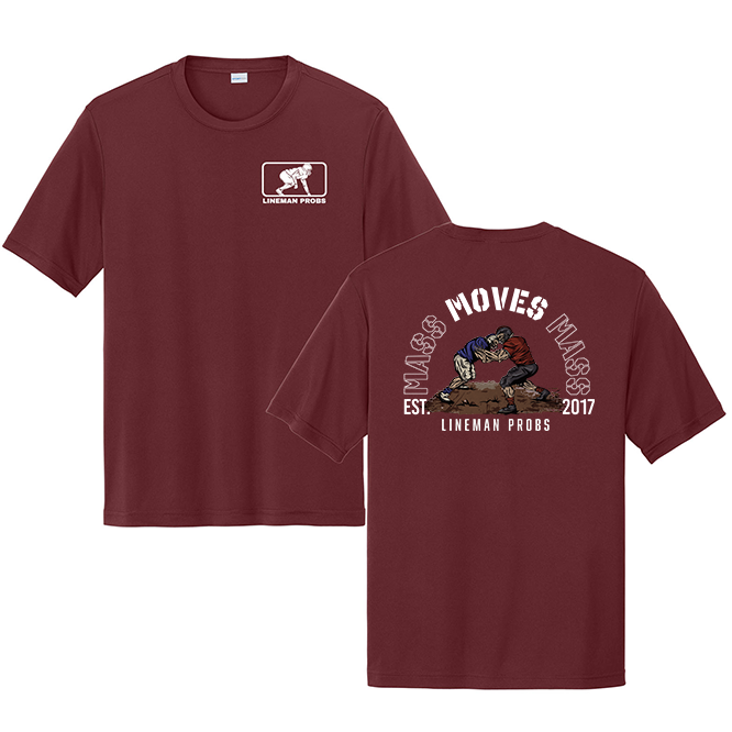 BIG BONED - MASS MOVES MASS - Performance Tee