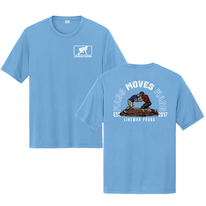 BIG BONED - MASS MOVES MASS - Performance Tee