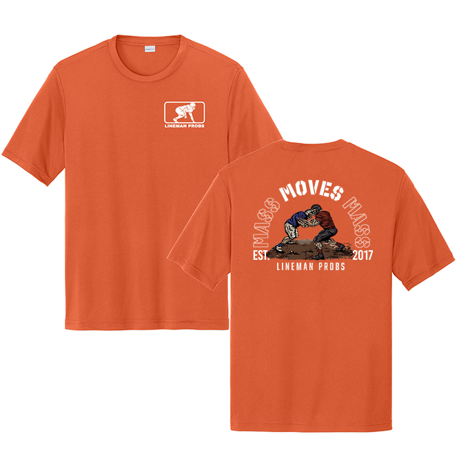 BIG BONED - MASS MOVES MASS - Performance Tee