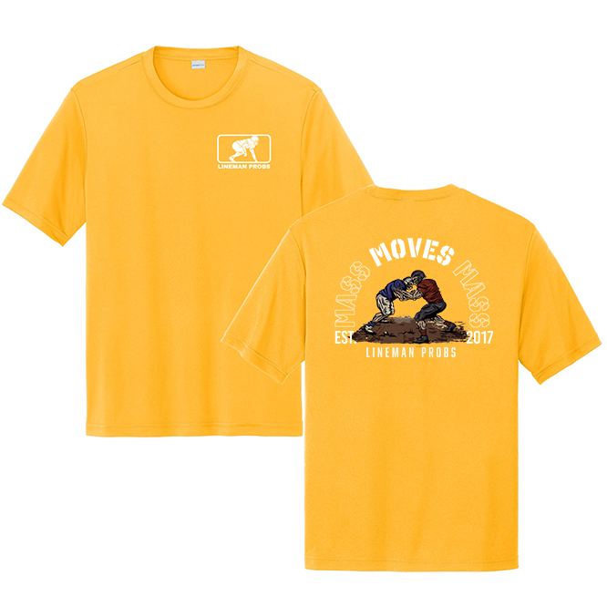 BIG BONED - MASS MOVES MASS - Performance Tee