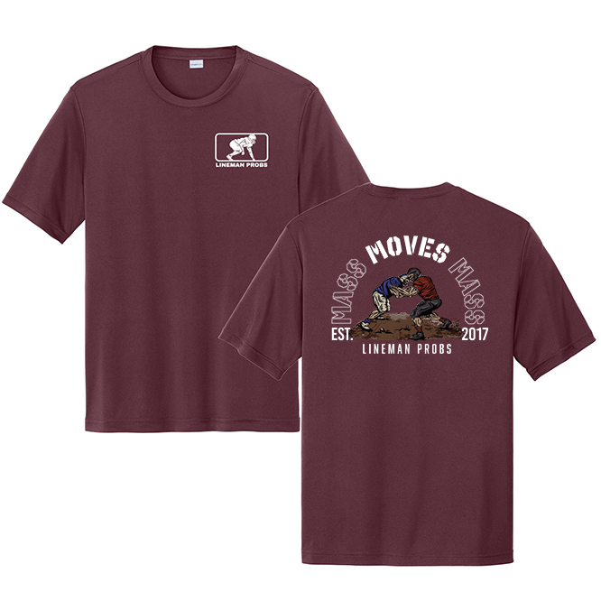 BIG BONED - MASS MOVES MASS - Performance Tee