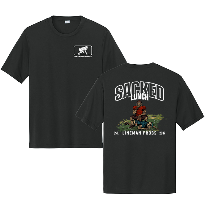 BIG BONED - SACKED LUNCH - Performance Tee