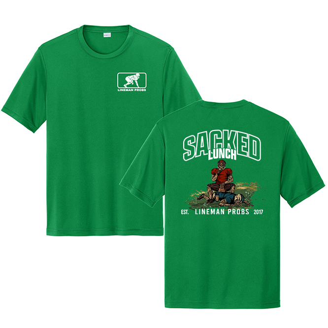 BIG BONED - SACKED LUNCH - Performance Tee