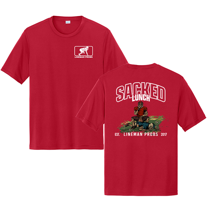 BIG BONED - SACKED LUNCH - Performance Tee