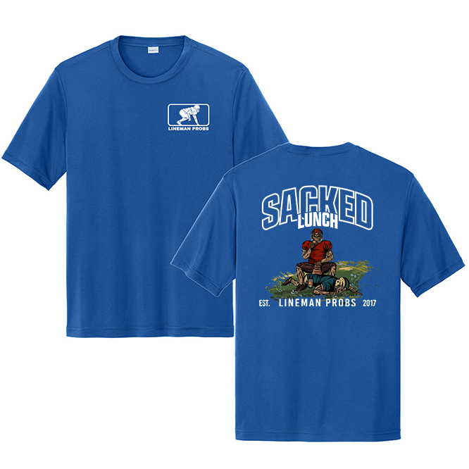 BIG BONED - SACKED LUNCH - Performance Tee