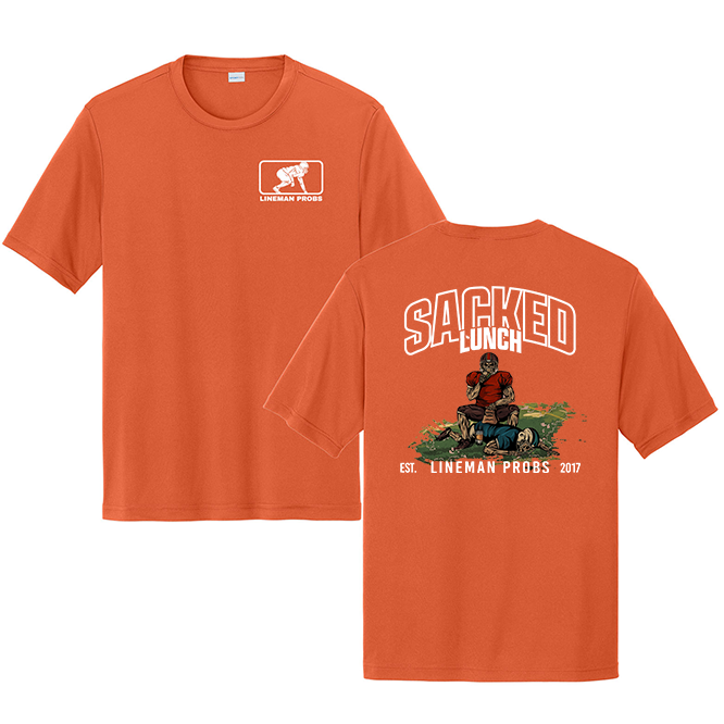 BIG BONED - SACKED LUNCH - Performance Tee