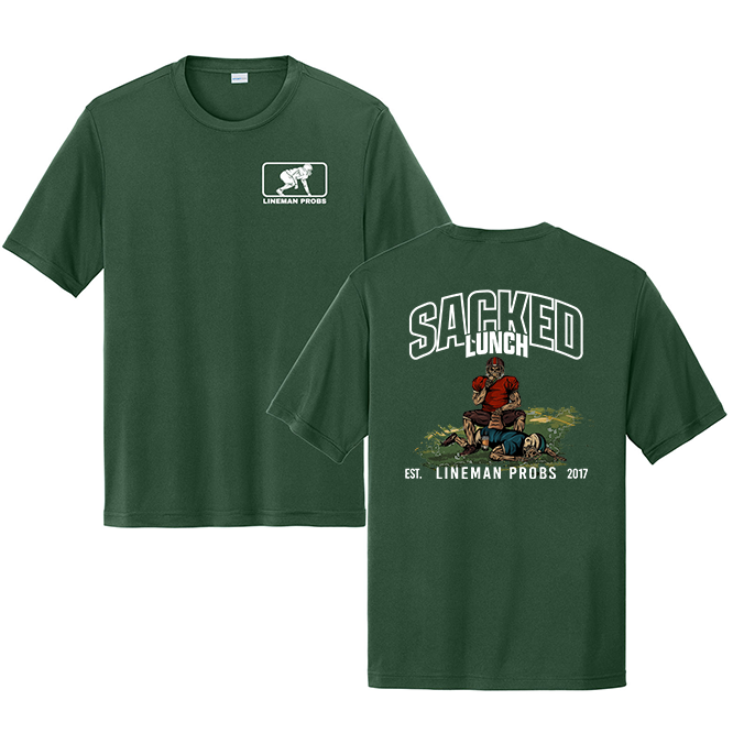 BIG BONED - SACKED LUNCH - Performance Tee