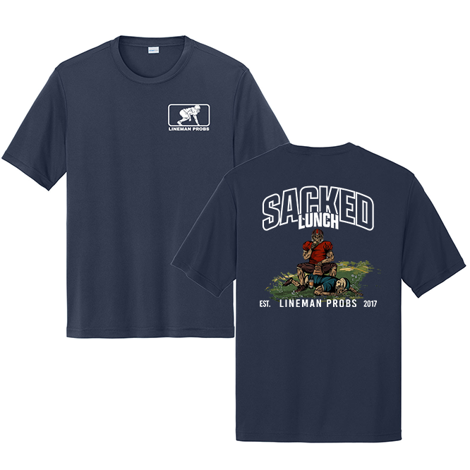 BIG BONED - SACKED LUNCH - Performance Tee