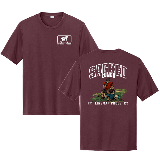 BIG BONED - SACKED LUNCH - Performance Tee