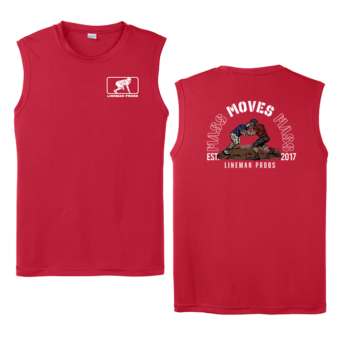BIG BONED - MASS MOVES MASS - Muscle T-Shirt