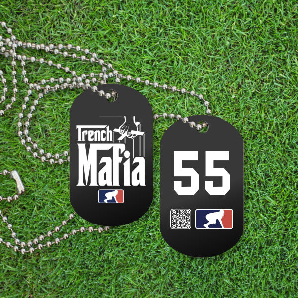 TRENCH MAFIA (White) - Dawg Tags