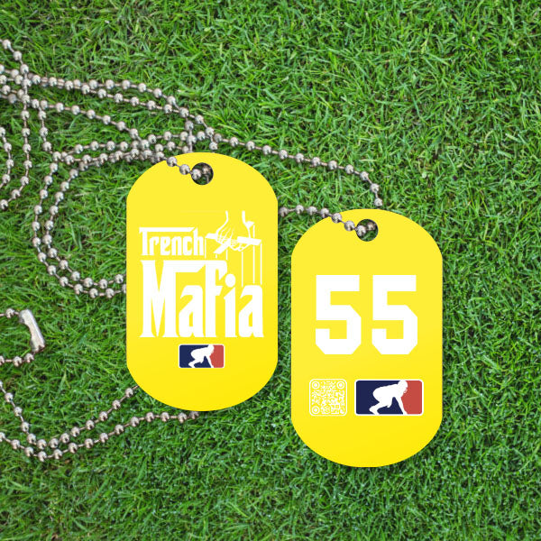 TRENCH MAFIA (White) - Dawg Tags