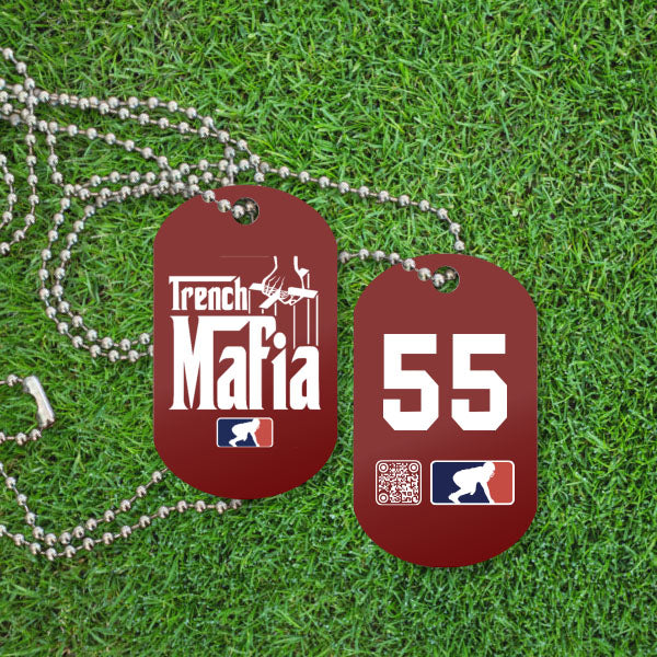 TRENCH MAFIA (White) - Dawg Tags