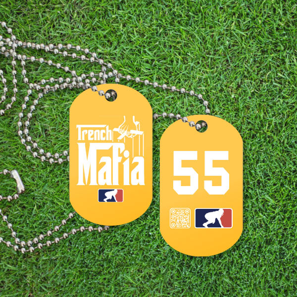 TRENCH MAFIA (White) - Dawg Tags