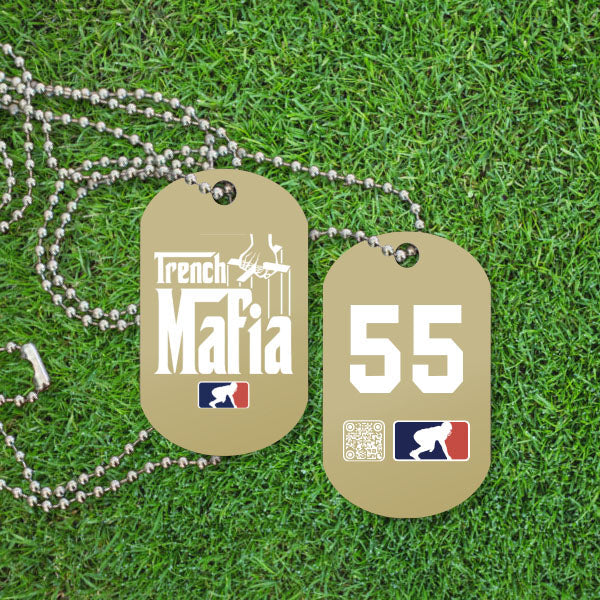 TRENCH MAFIA (White) - Dawg Tags
