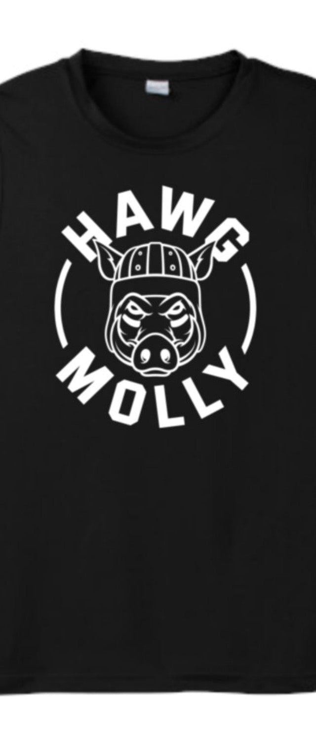 HAWG MOLLY (White) - Muscle T-Shirt