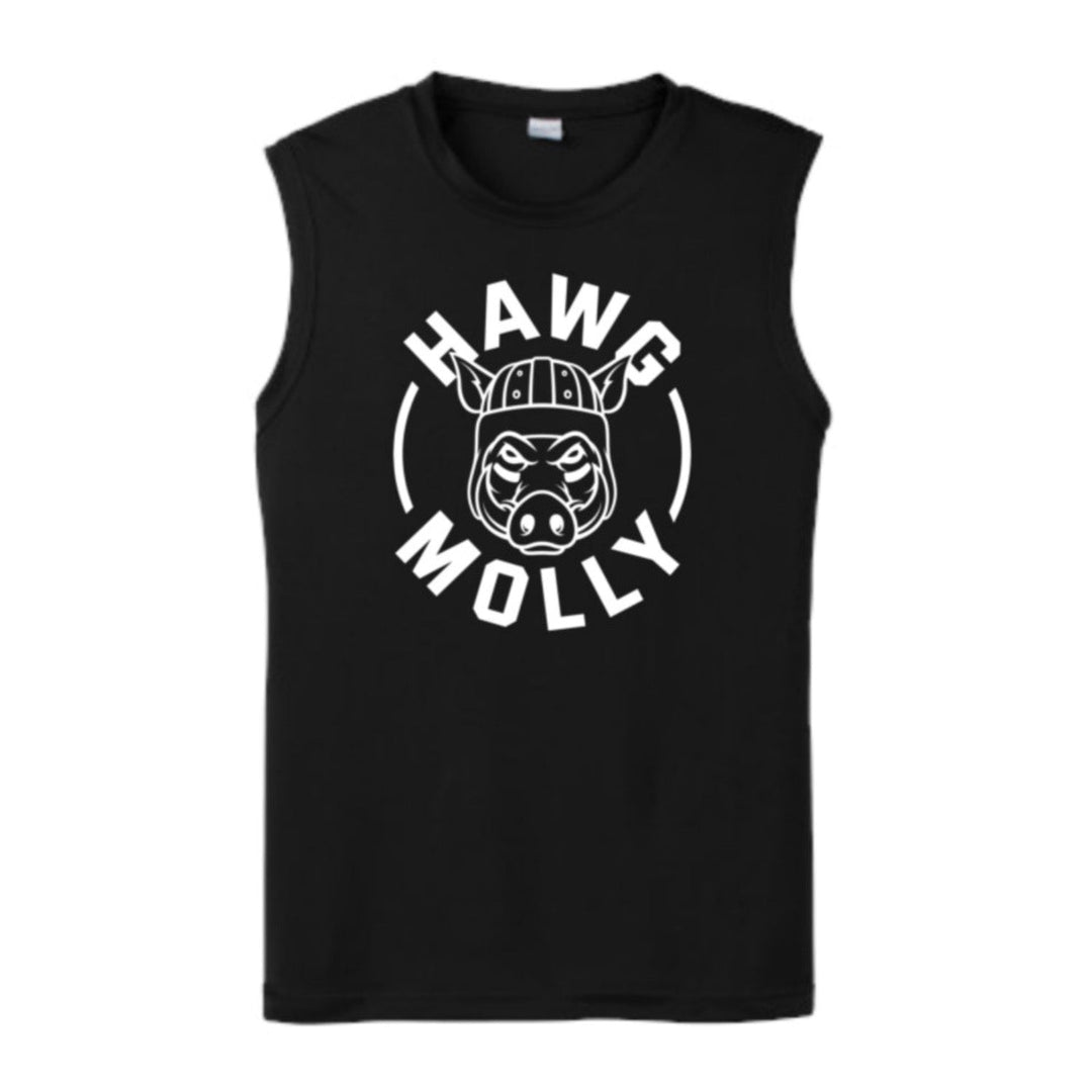 HAWG MOLLY (White) - Muscle T-Shirt
