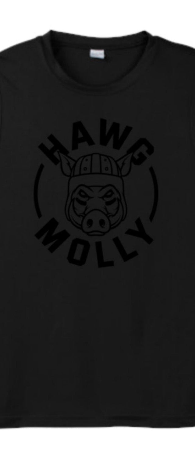 HAWG MOLLY (Black) - Muscle T-Shirt