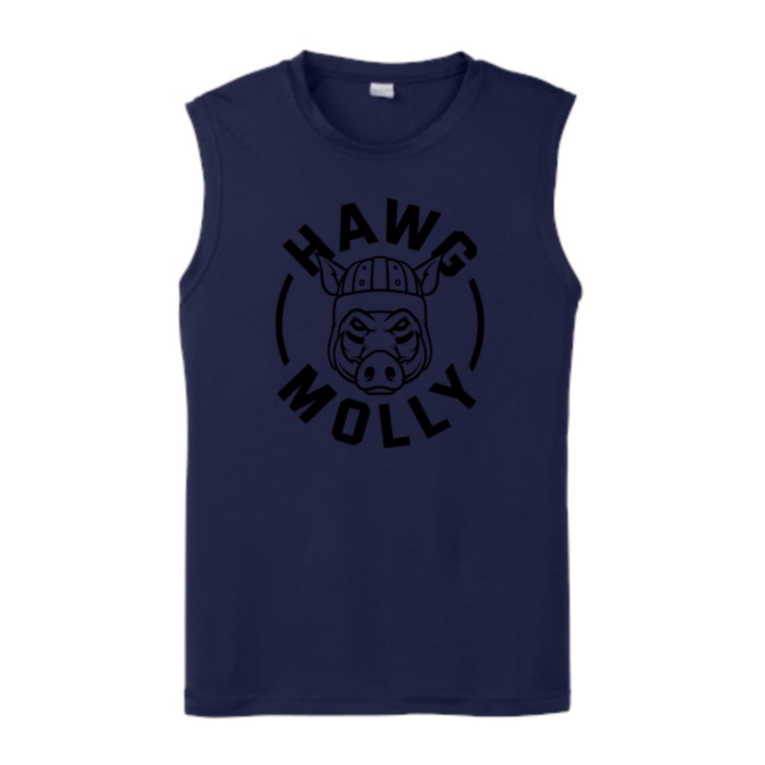 HAWG MOLLY (Black) - Muscle T-Shirt