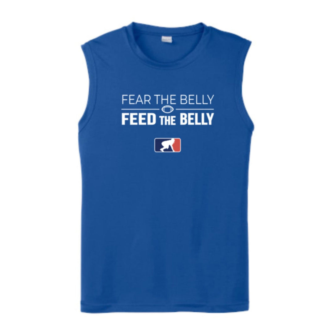 FEAR THE BELLY FEED THE BELLY - Muscle T-Shirt