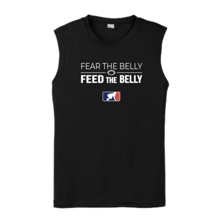 FEAR THE BELLY FEED THE BELLY - Muscle T-Shirt