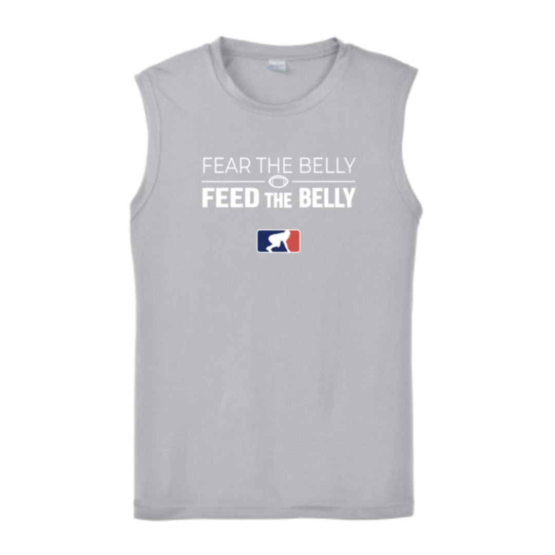 FEAR THE BELLY FEED THE BELLY - Muscle T-Shirt