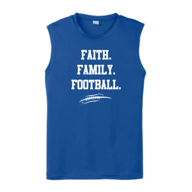 FAITH FAMILY FOOTBALL - Muscle T-Shirt