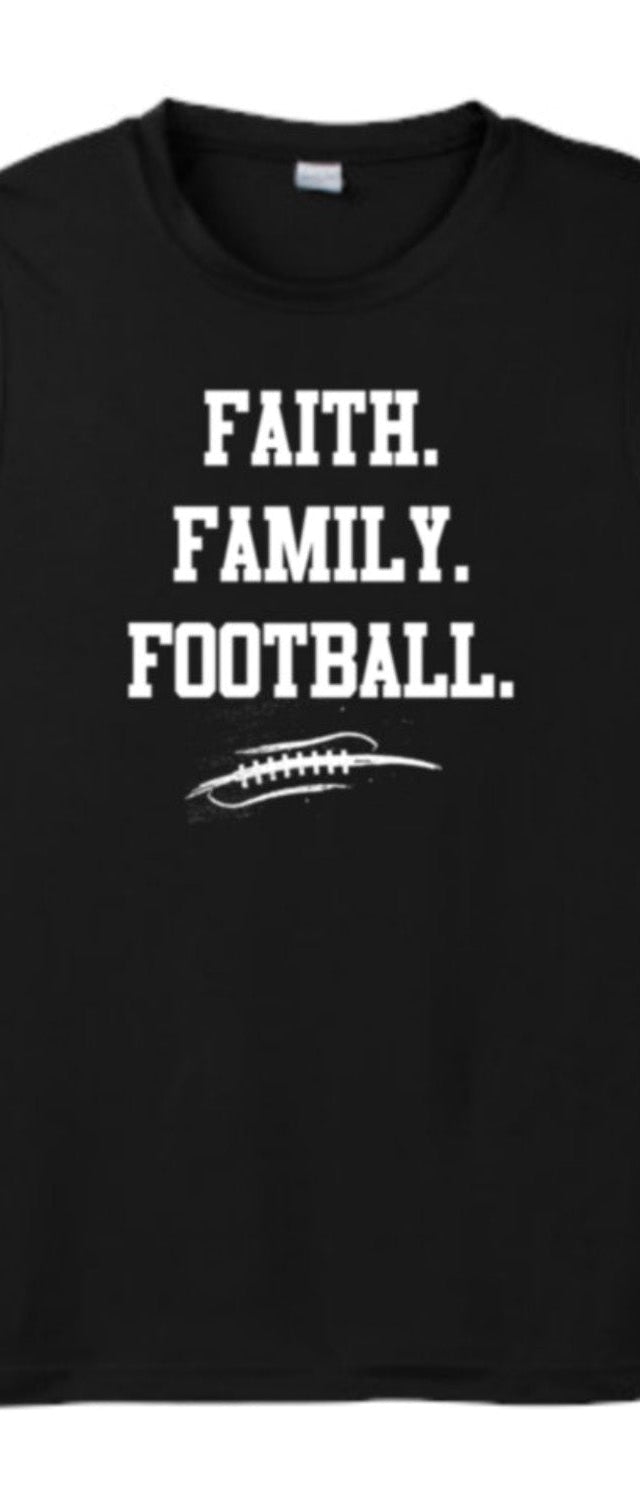 FAITH FAMILY FOOTBALL - Muscle T-Shirt