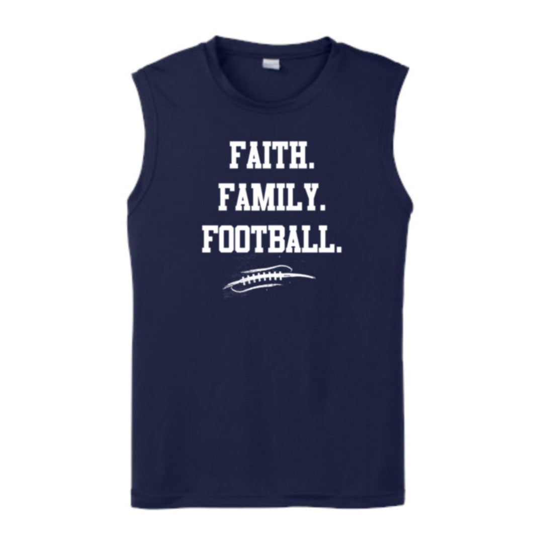 FAITH FAMILY FOOTBALL - Muscle T-Shirt