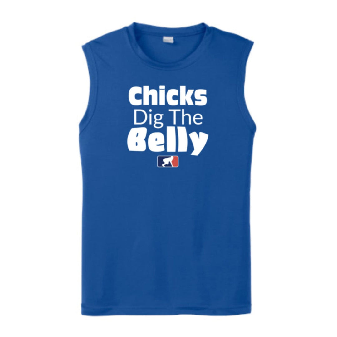 CHICKS DIG THE BELLY - Muscle T-Shirt