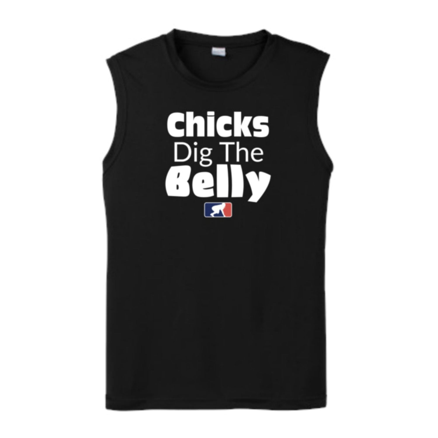 CHICKS DIG THE BELLY - Muscle T-Shirt