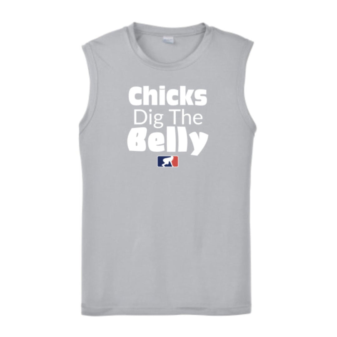 CHICKS DIG THE BELLY - Muscle T-Shirt