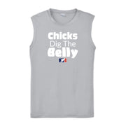 CHICKS DIG THE BELLY - Muscle T-Shirt