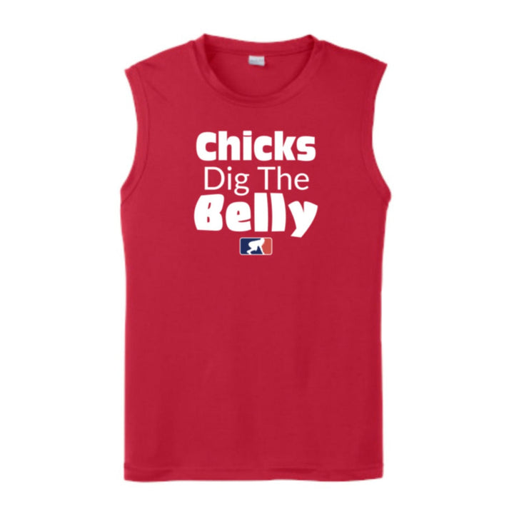 CHICKS DIG THE BELLY - Muscle T-Shirt