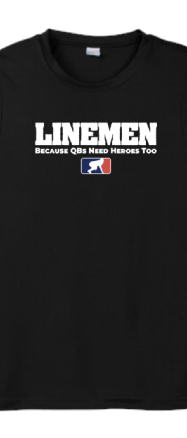 BECAUSE QBs NEED HEROES TOO - Muscle T-Shirt