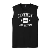 LINEMEN LEAD THE WAY - Muscle T-Shirt