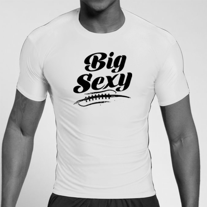 BIG SEXY (A) (Black) - Compression Top