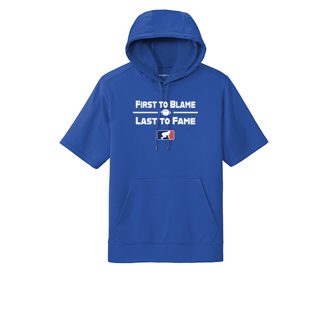FIRST TO BLAME - Short Sleeve Hoodie