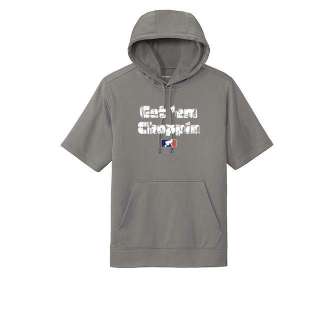 GET EM CHOPPIN - Short Sleeve Hoodie