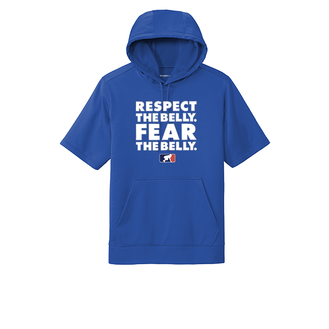 RESPECT THE BELLY - Short Sleeve Hoodie