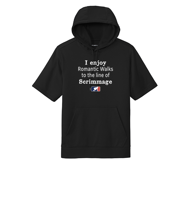 ROMANTIC WALKS - Short Sleeve Hoodie