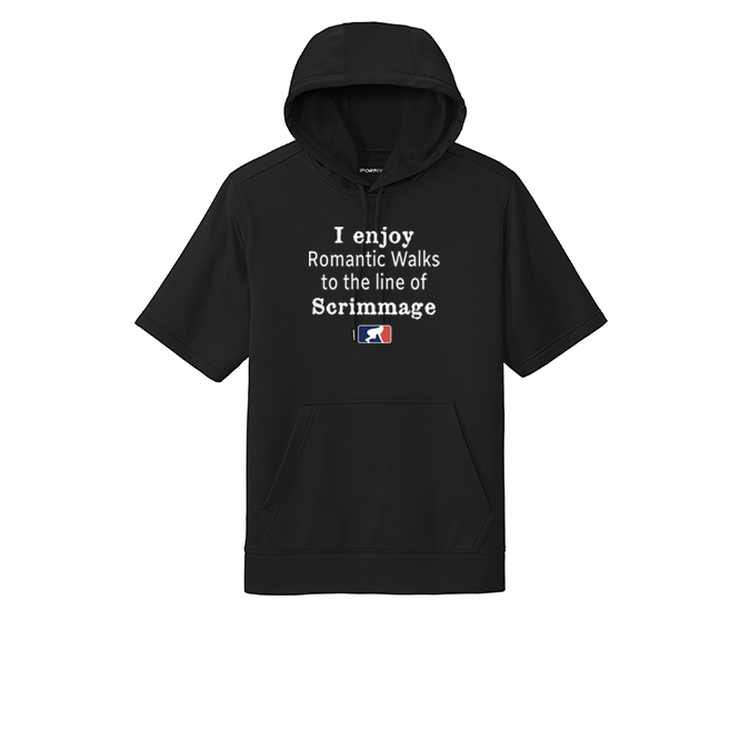 ROMANTIC WALKS - Short Sleeve Hoodie