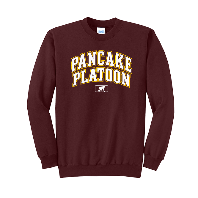PANCAKE PLATOON (Collegiate) - Crewneck