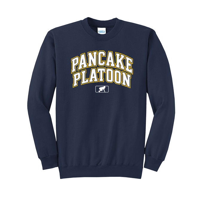 PANCAKE PLATOON (Collegiate) - Crewneck