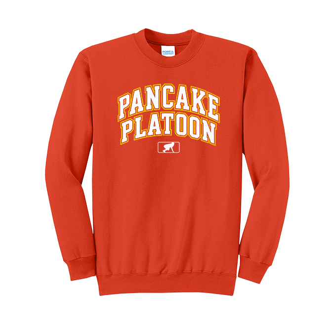 PANCAKE PLATOON (Collegiate) - Crewneck